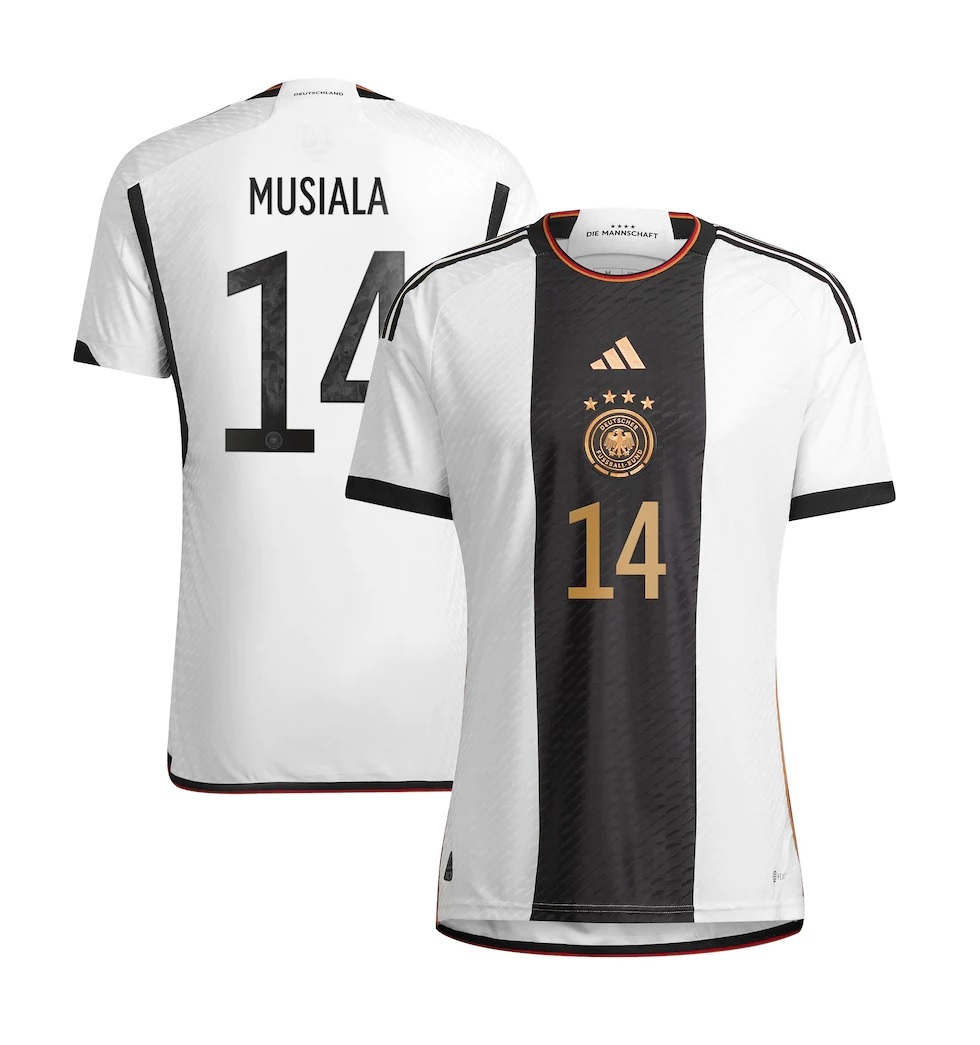 2022世界杯德國國家隊主場球員版球衣