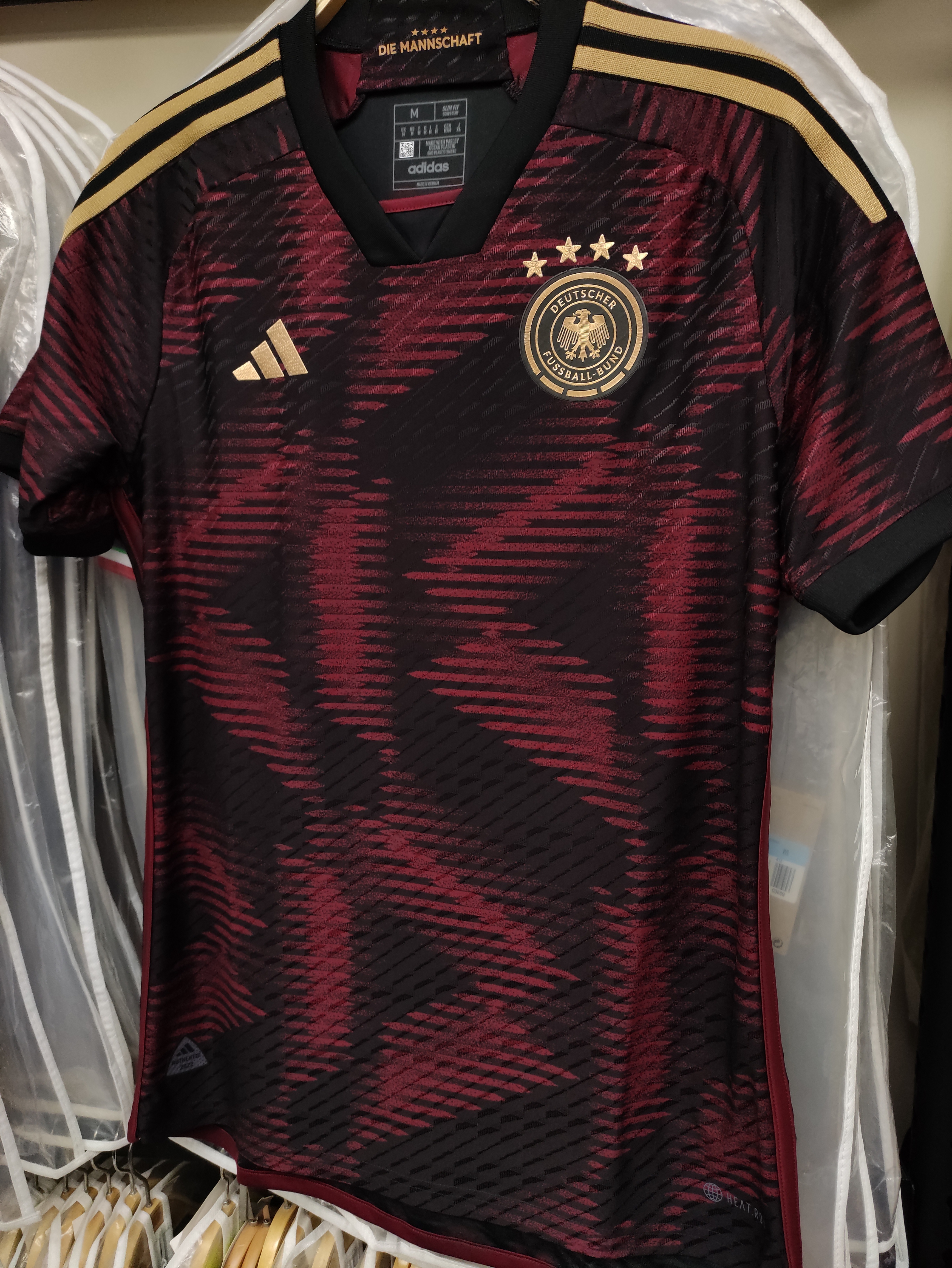 2022世界杯德國國家隊作客球員版球衣