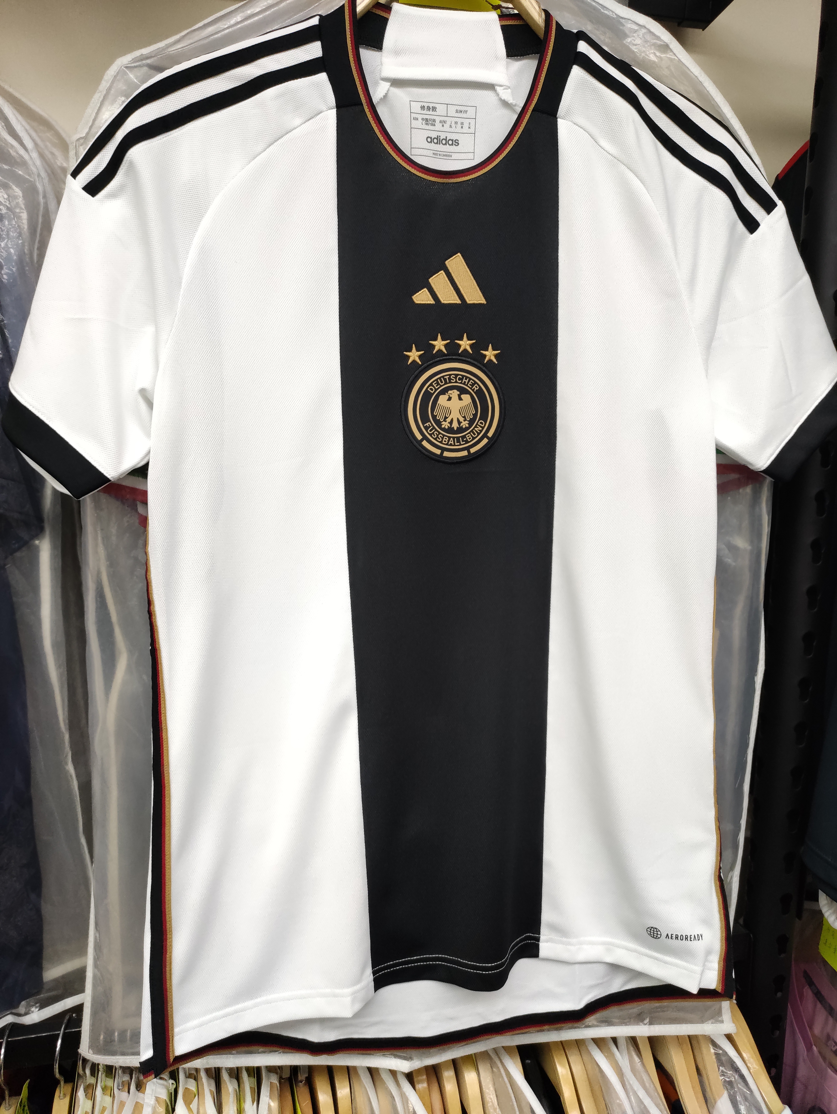 2022世界杯德國國家隊主場球迷版球衣