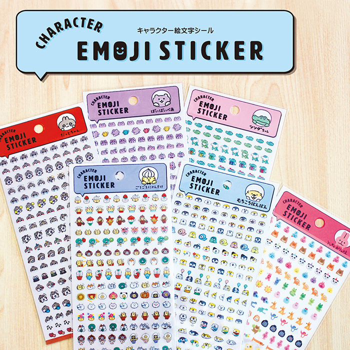 Mind Wave Sticker－Character Emoji Series (Japanese Stationery Brand)