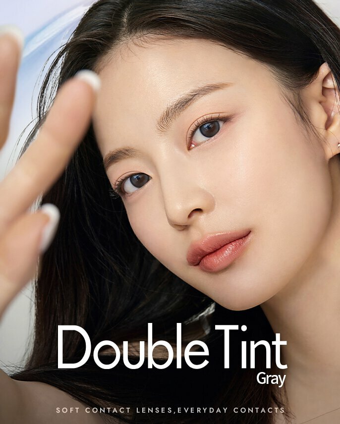 O-LENS Double Tint 1 Day Gray 日拋彩妝隱形眼鏡｜每盒20片