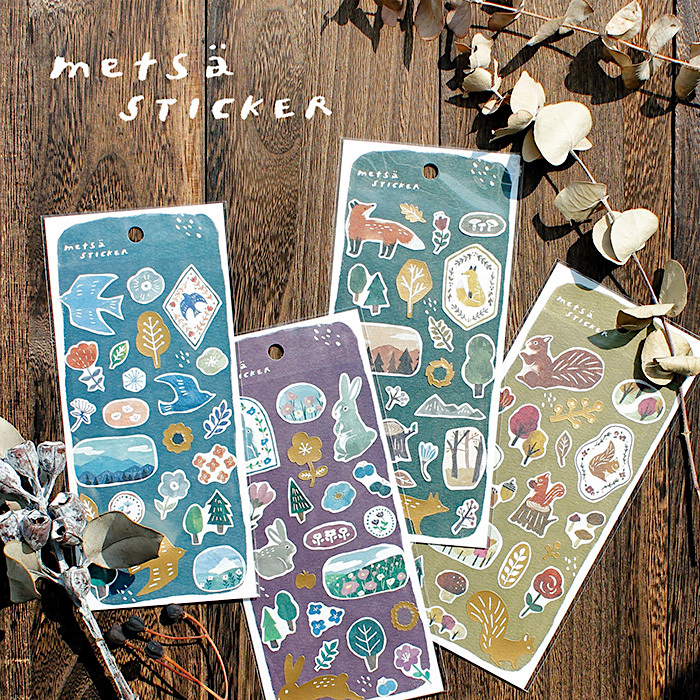 Mind Wave Sticker－metsä Sticker Series (Japanese Stationery Brand)