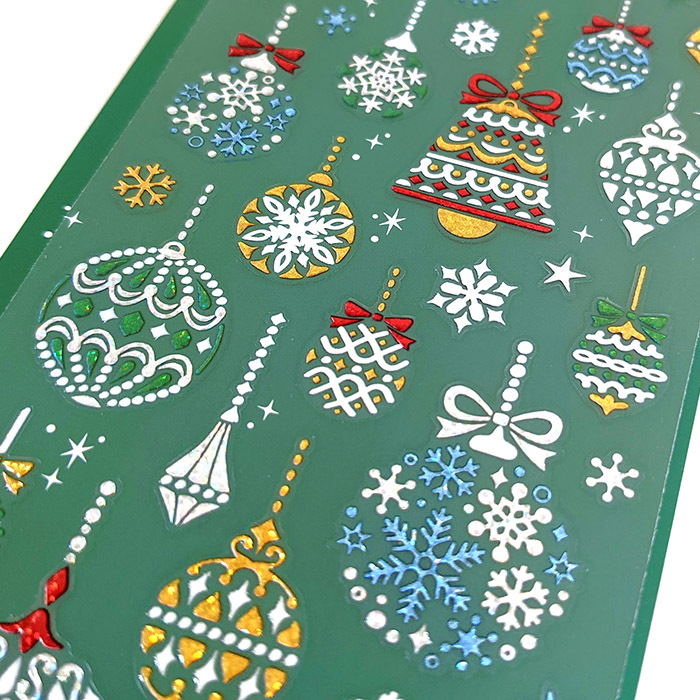 Mind Wave Christmas Sticker－Ornament (Japanese Stationery Brand)