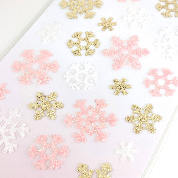 Mind Wave Christmas Sticker－Romantic Crystal (Japanese Stationery Brand)
