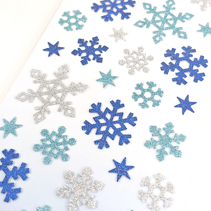 Mind Wave Christmas Sticker－Cool Crystal (Japanese Stationery Brand)