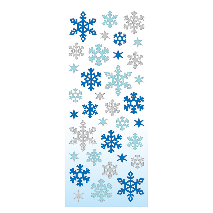 Mind Wave Christmas Sticker－Cool Crystal (Japanese Stationery Brand)