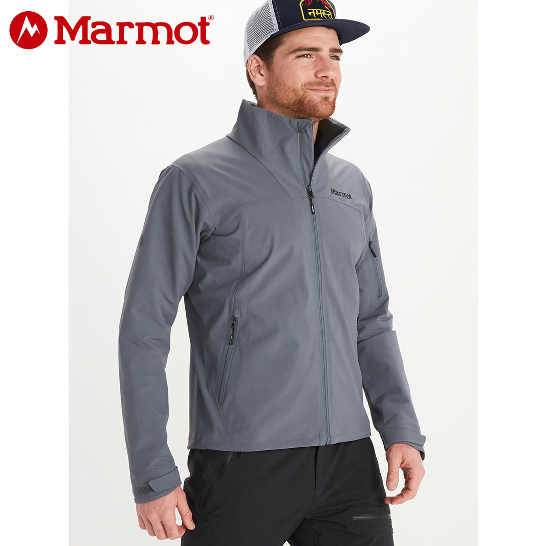 Marmot Men's Alsek Jacket 男款 防風防潑水軟殼外套 M11370-1515 Steel Onyx [HappyOutdoor]
