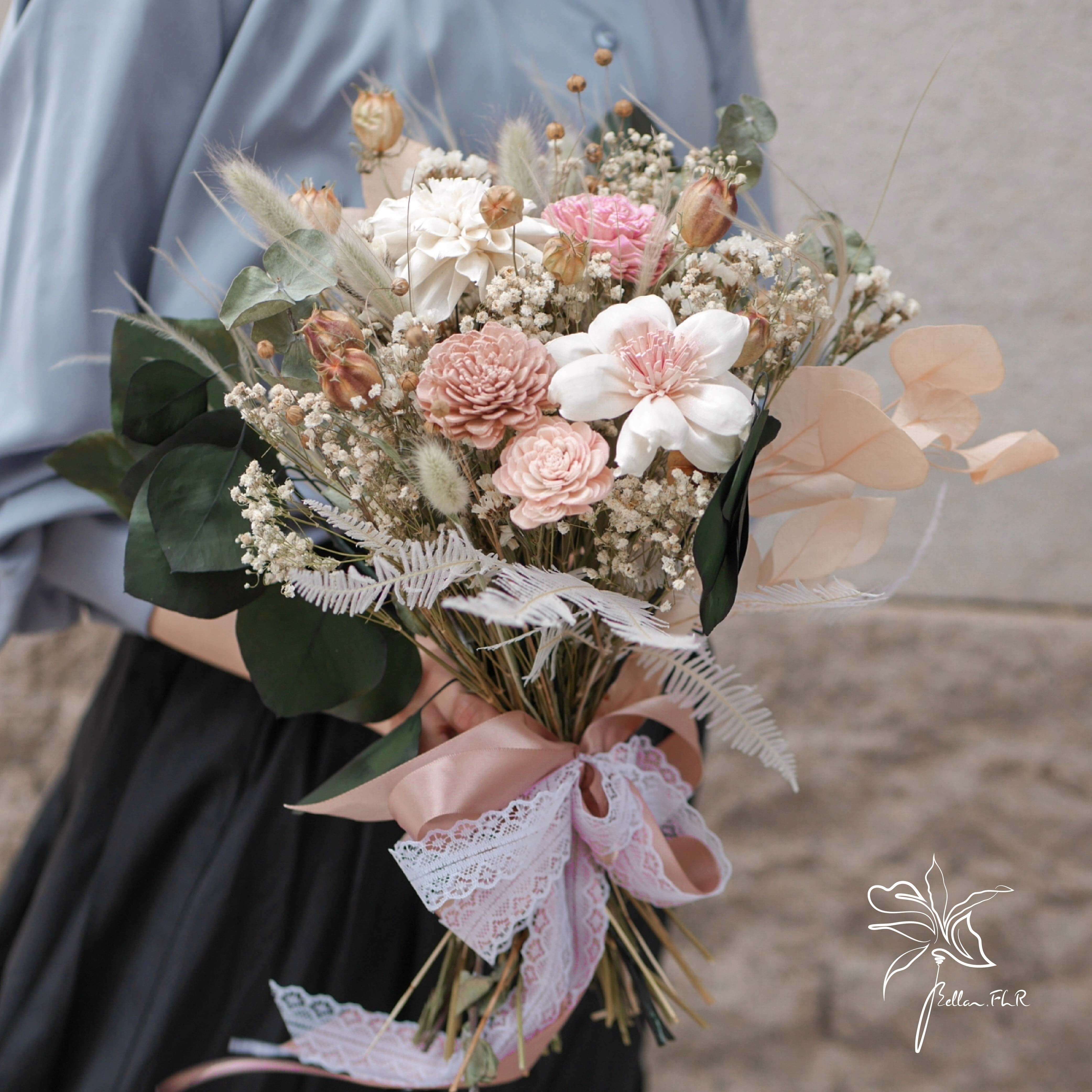 【初見的愛】全乾燥中型捧花