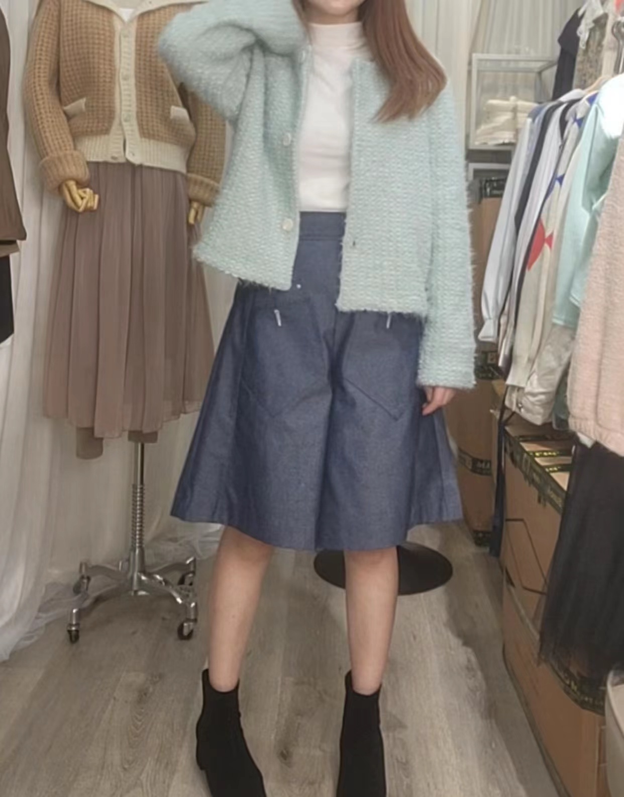 圓領款外套(99316)