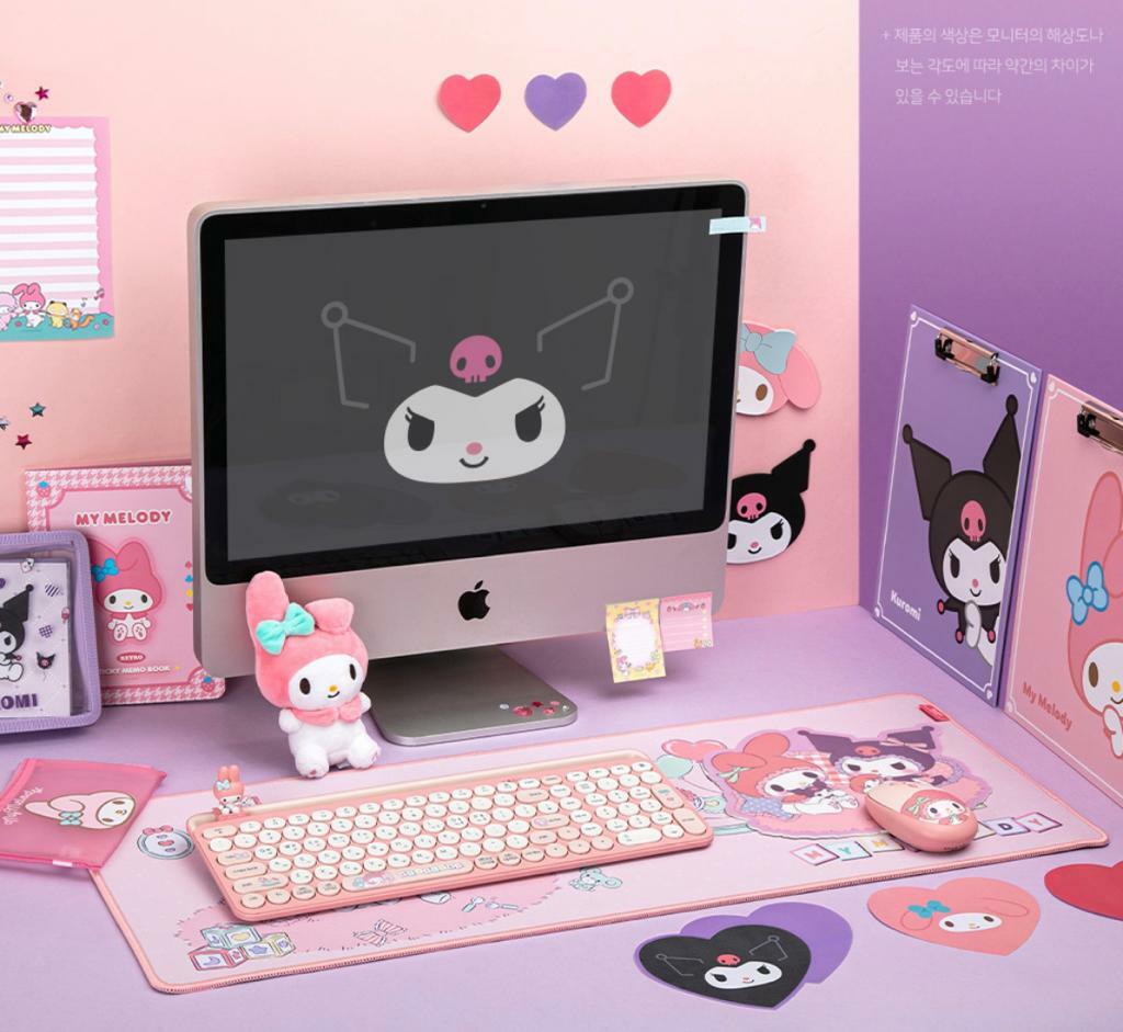 Sanrio正版授權加長版多用途枱墊滑鼠墊