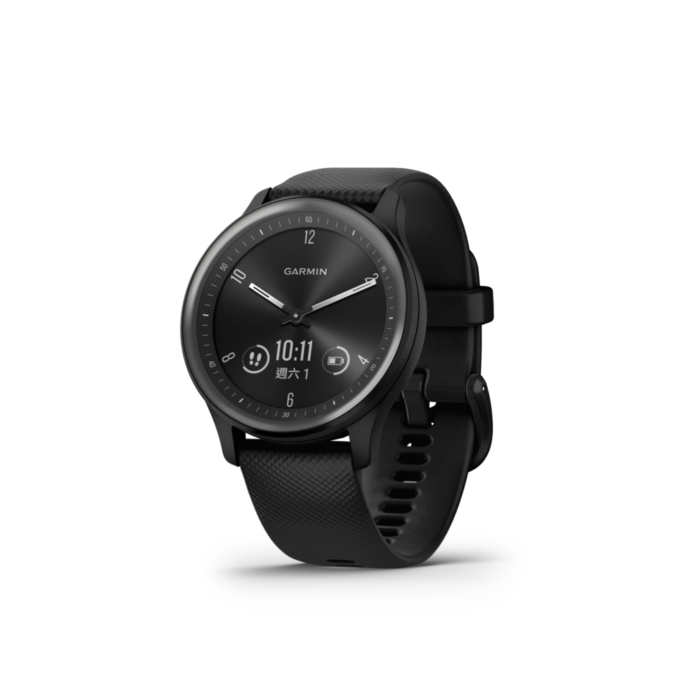 【GARMIN】vivomove Sport 指針智慧腕錶