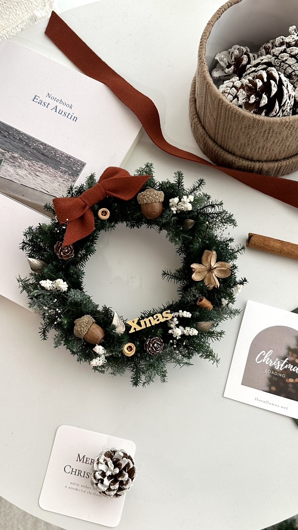 聖誕花圈 - 雪松秘境