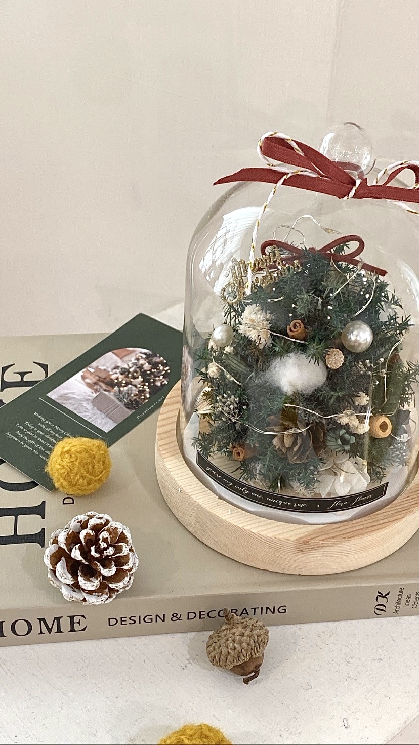 X'mas 聖誕雪松夜燈