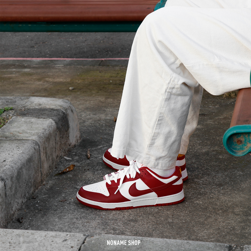 NIKE DUNK LOW USC 南加州 大學紅 白紅 (男款)