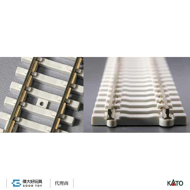 KATO 21-001 可彎曲裸軌線路(PC枕木)  (單支長度808mm)