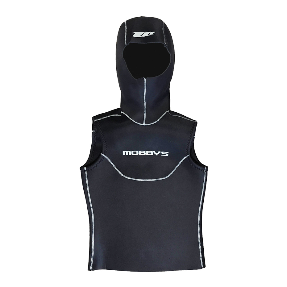 MOBBY'S - HOOD VEST NZ 頭套背心 3.5mm/ OA-4300 (白色車線版)