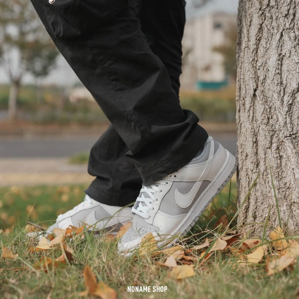 NIKE DUNK Retro "Grey White" 反轉 北極灰 (男款)
