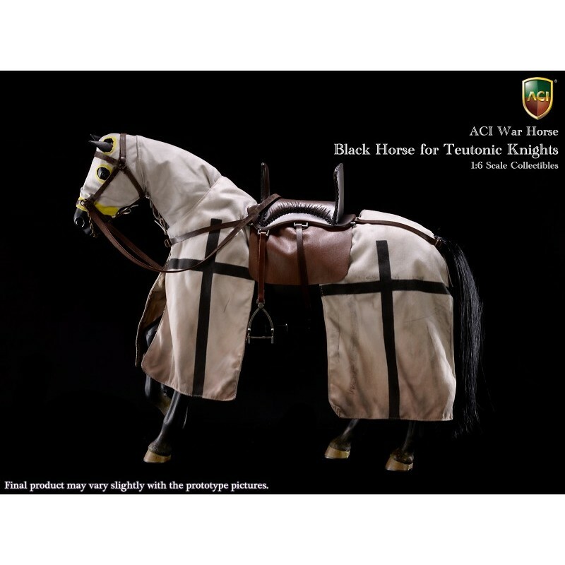 ACI Toys : 1/6 H03A 戰馬 - 條頓騎士黑馬