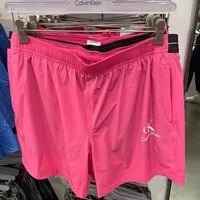 [S] CALVIN KLEIN ONE PLUSH SHORT,BARELY PINK, CBCDX051-FME, FINAL SALE (SCK106)
