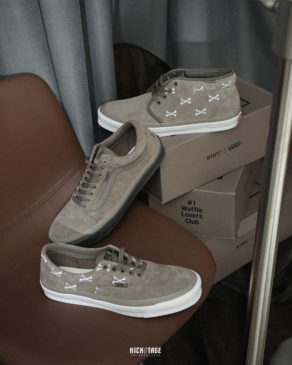 VANS OG CHUKKA LX WTAPS BONES COYOTE 綠色骨頭休閒鞋VN0A4U3GBMD