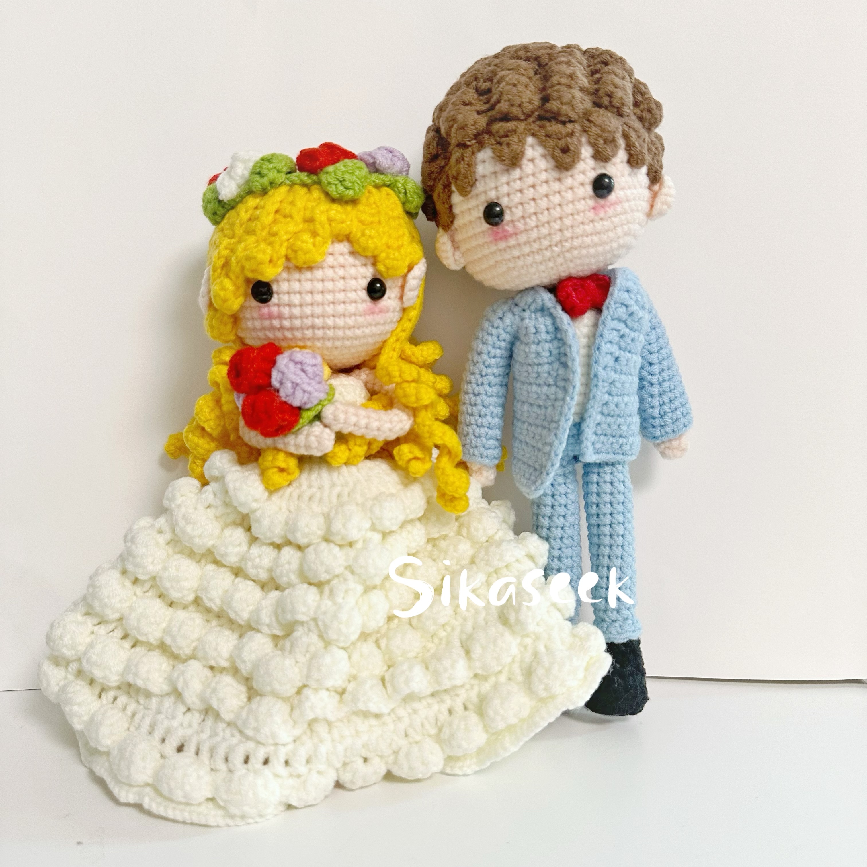 手工制結婚公仔B款