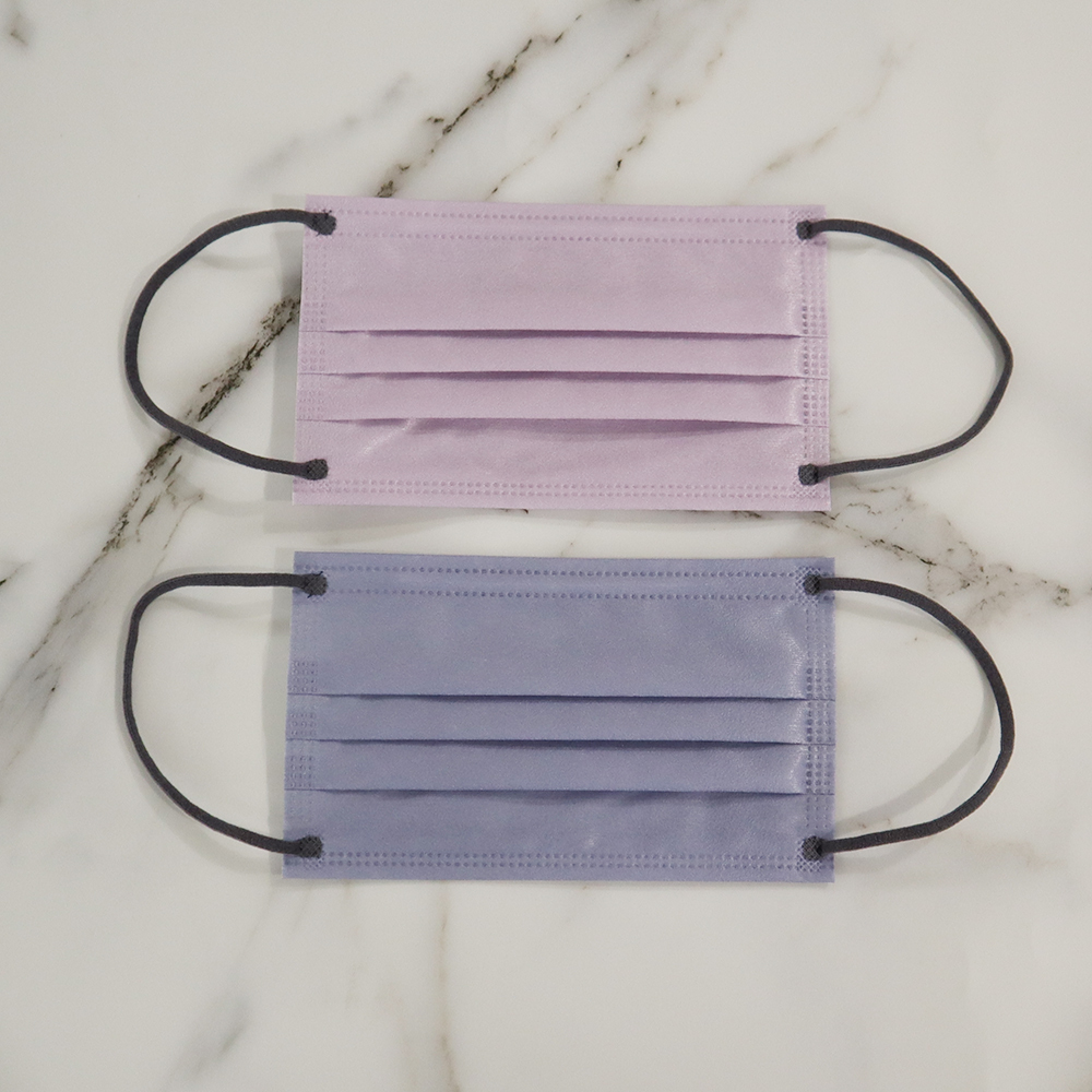【中碼 160mm】香港製 - Canuxi Closet 高透氣 2色外科耳掛式口罩 ASTM Level 3 (獨立包裝) - 夢幻紫及寧靜藍