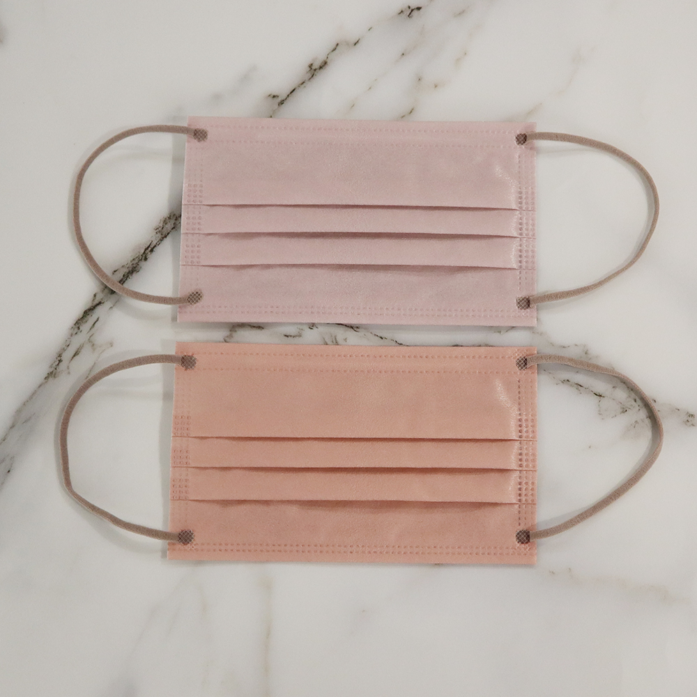 【中碼 160mm】香港製 - Canuxi Closet 高透氣 2色外科耳掛式口罩 ASTM Level 3 (獨立包裝) - 珊瑚粉及溫柔藕