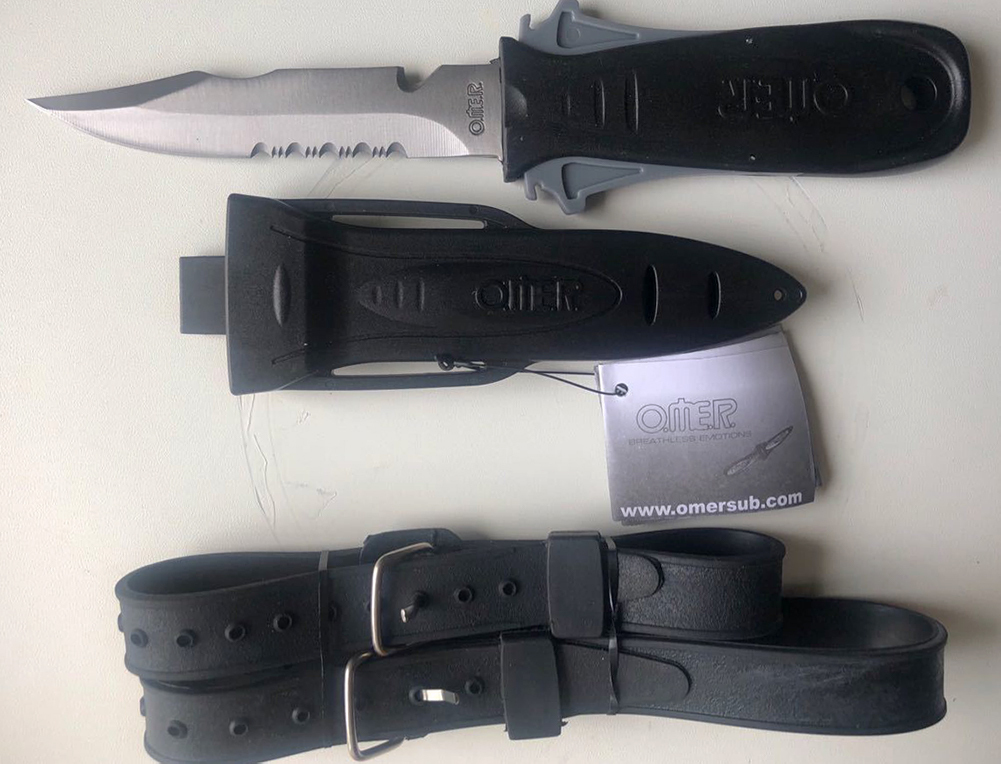 OMER - MINI-BLADE 尖刺型潛水刀/備用刀