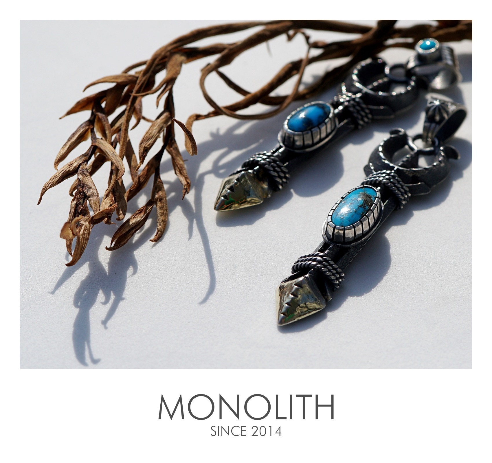 綠松石弓箭【吊墜】