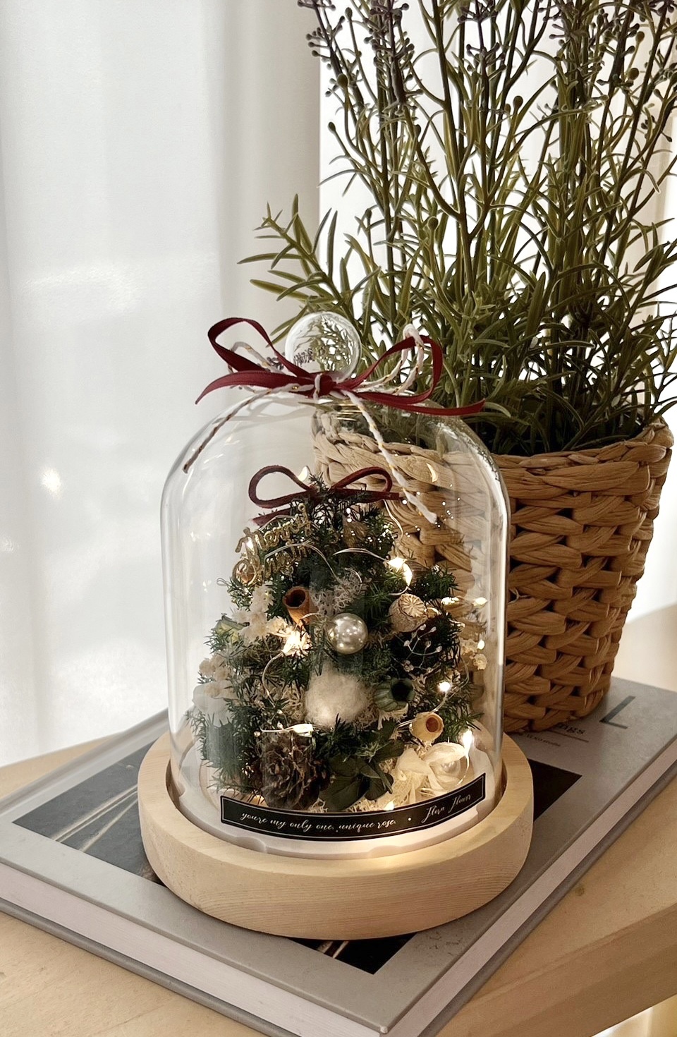 X'mas 聖誕雪松夜燈