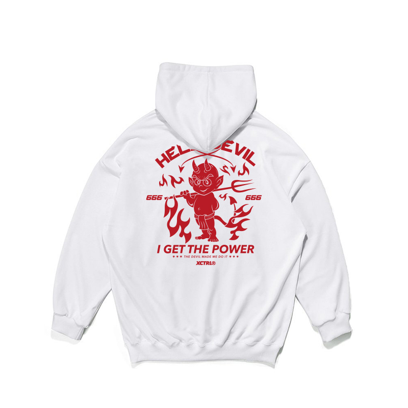 XCTRL 惡魔666帽T -白