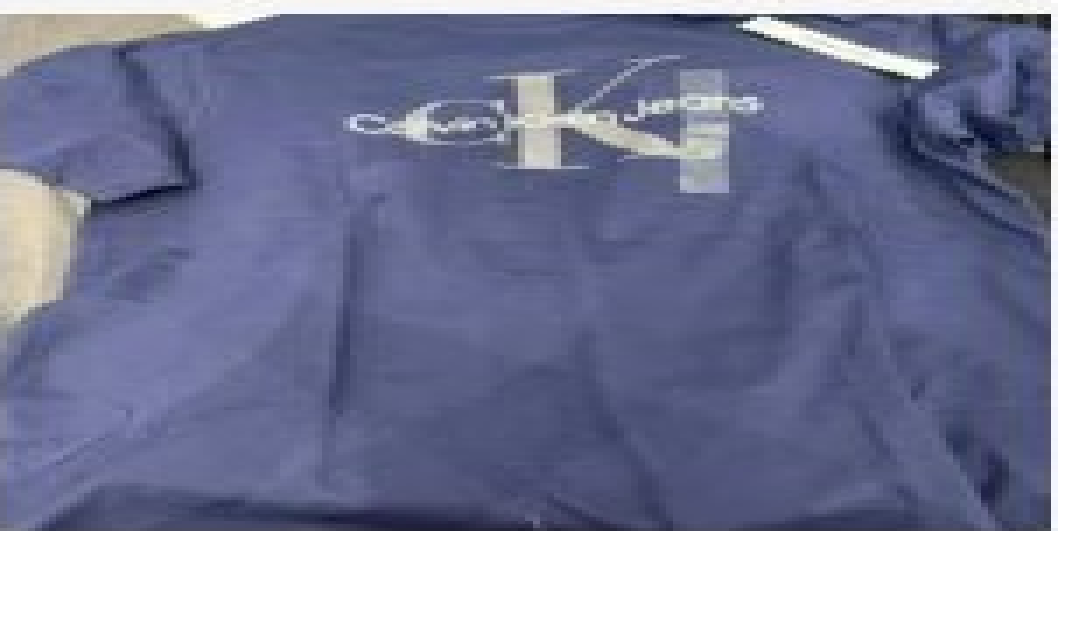 [S] CALVIN KLEIN MONOGRAM LOGO CREW NECK T-SHIRT,BLUE, SP40574074-40813DP417 (SCK108)