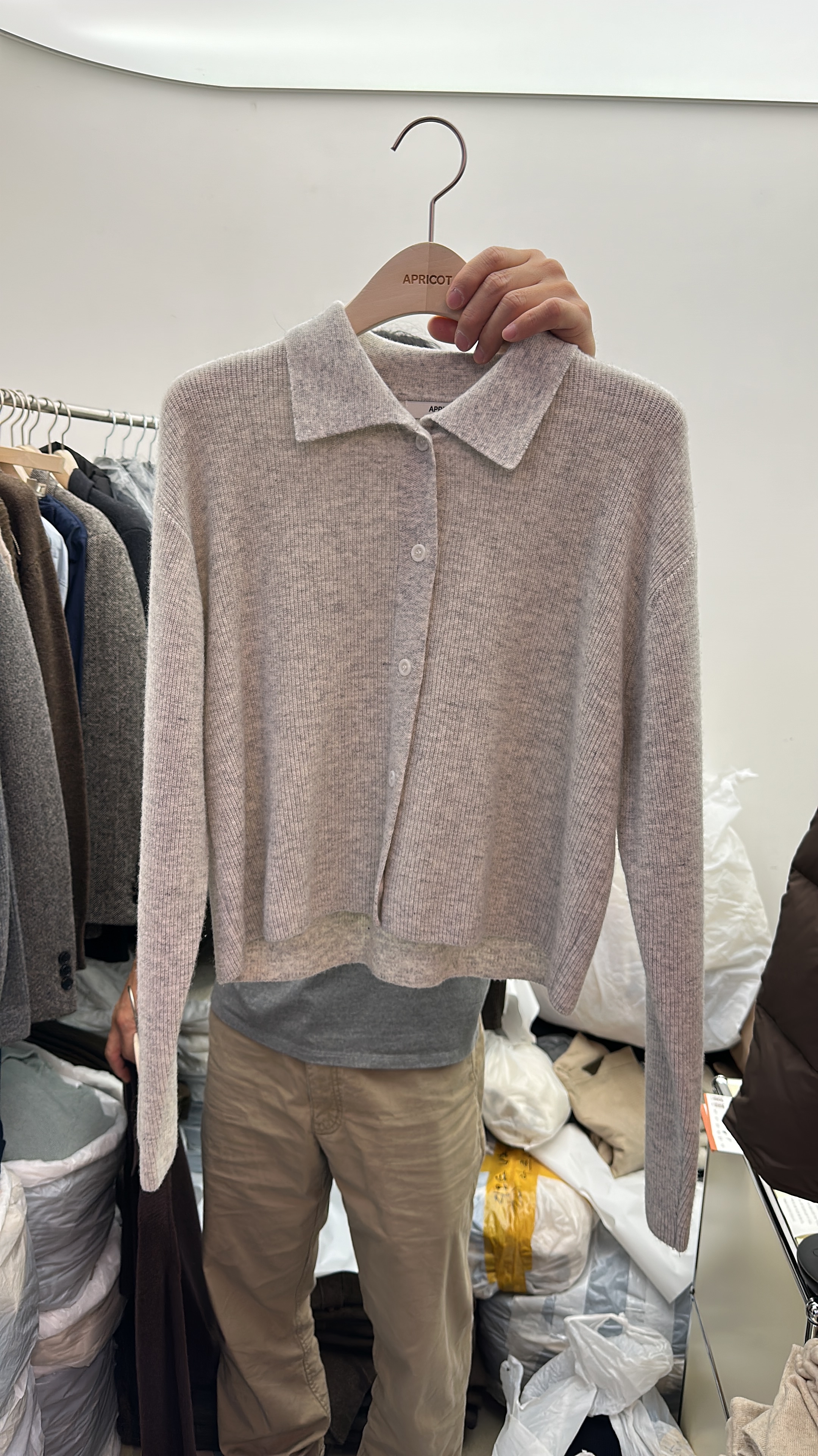 SE_48 淨色POLO領上衣