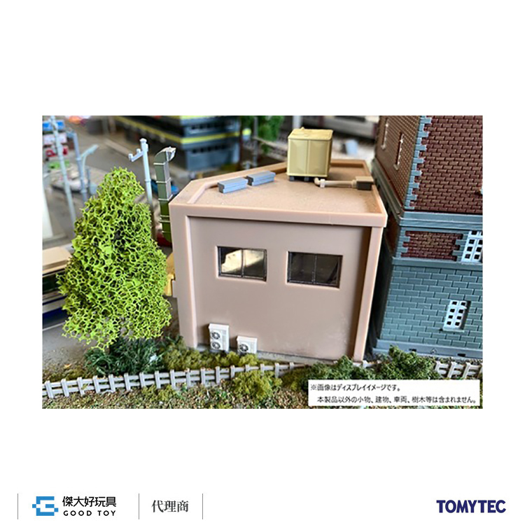 TOMYTEC 325512 情景小物134 屋上小物組合 (護欄+空調室外機+天線+排水管)