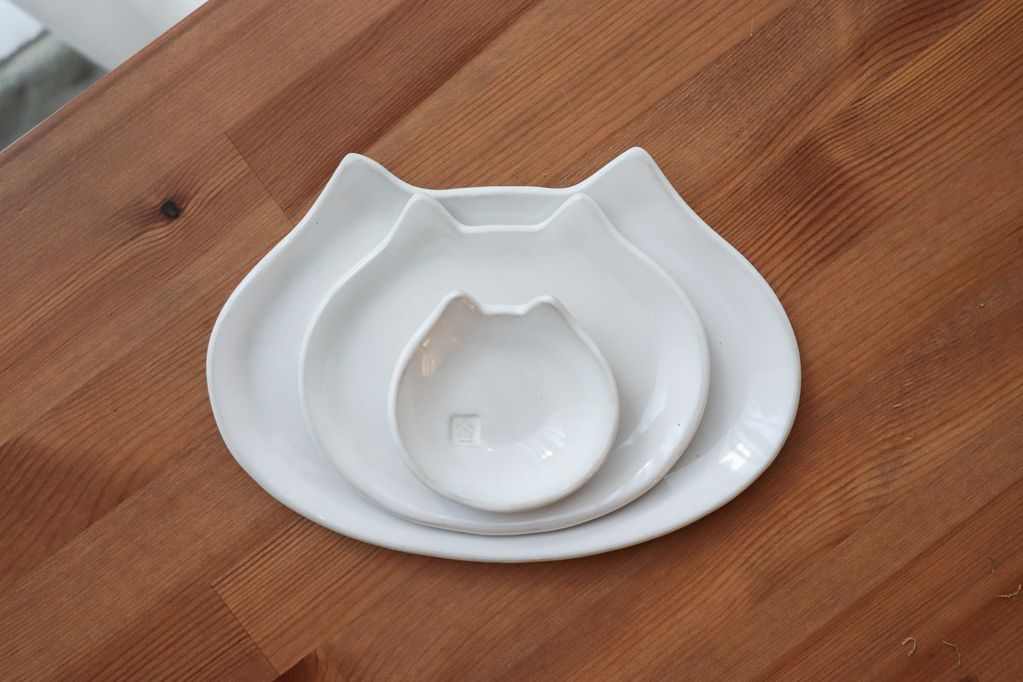 岡部登志子 Toshiko Brand 貓臉盤 醬料缽