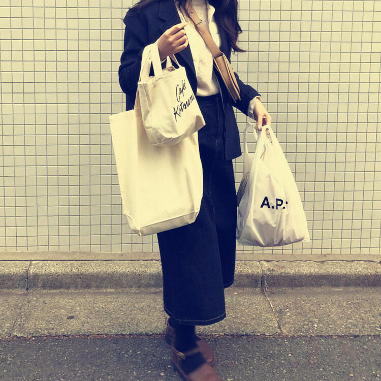 《1318》簡約日常cafe kitsune手提袋