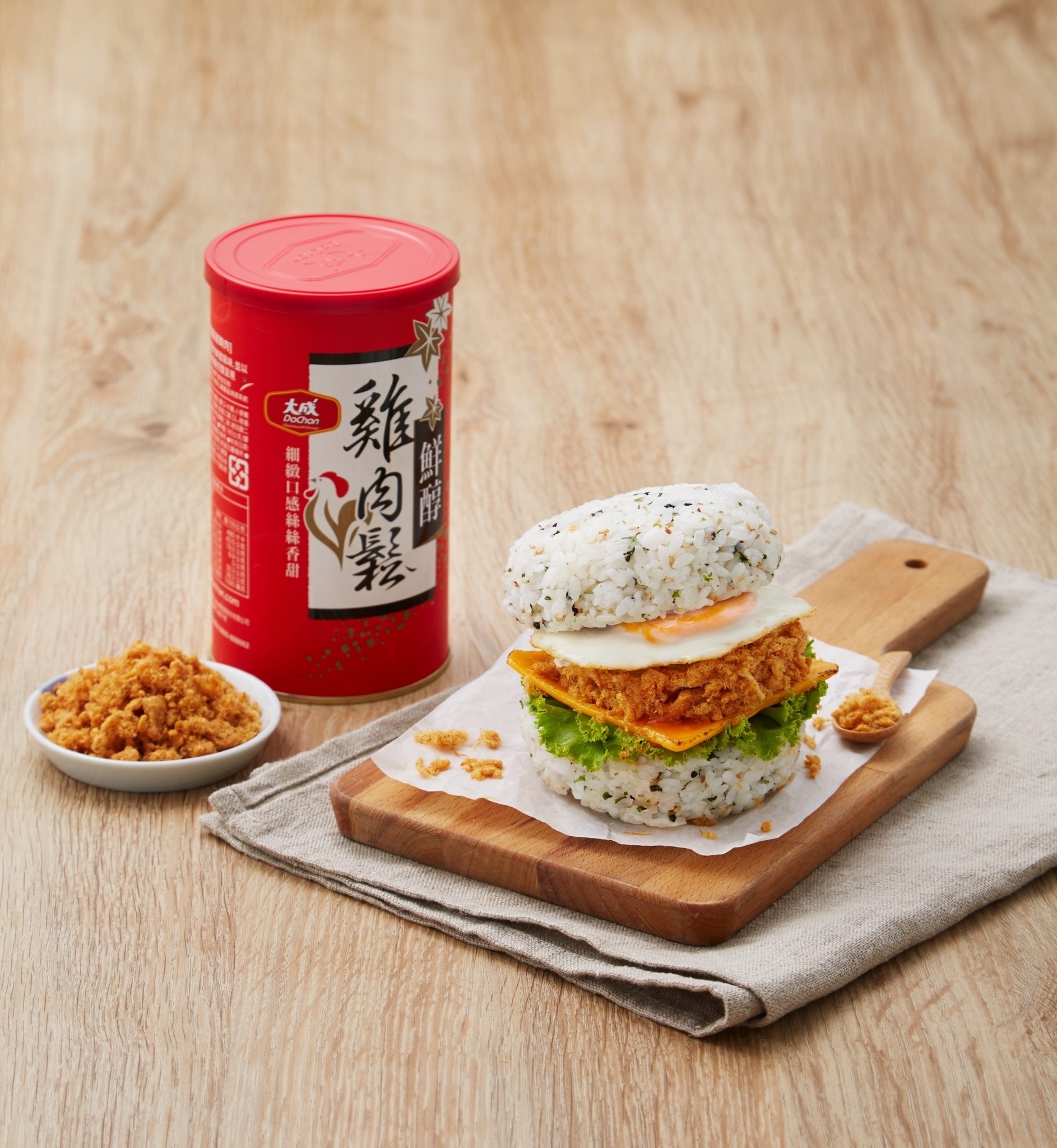 大成鮮醇雞肉鬆(160g/罐；2罐禮盒裝；6罐/箱)