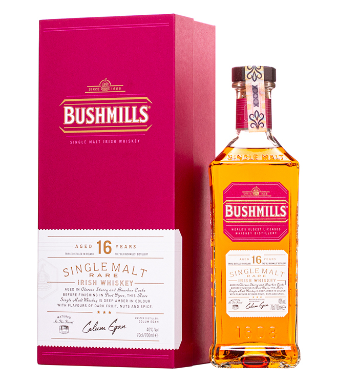 Bushmills 16 Year Old Single Malt Rare Irish Whisky 700mL