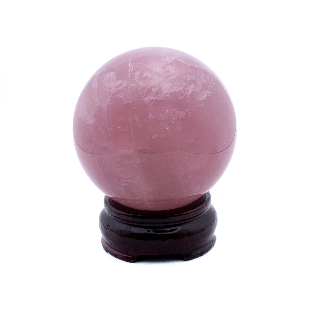 星光粉水晶球 直徑7.4cm 旺生意緣
