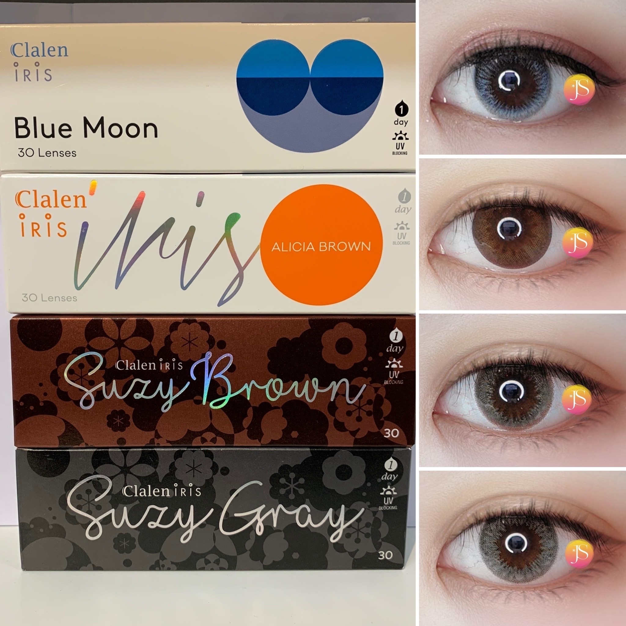 Clalen Iris 1-Day (Suzy Gray)(30片)