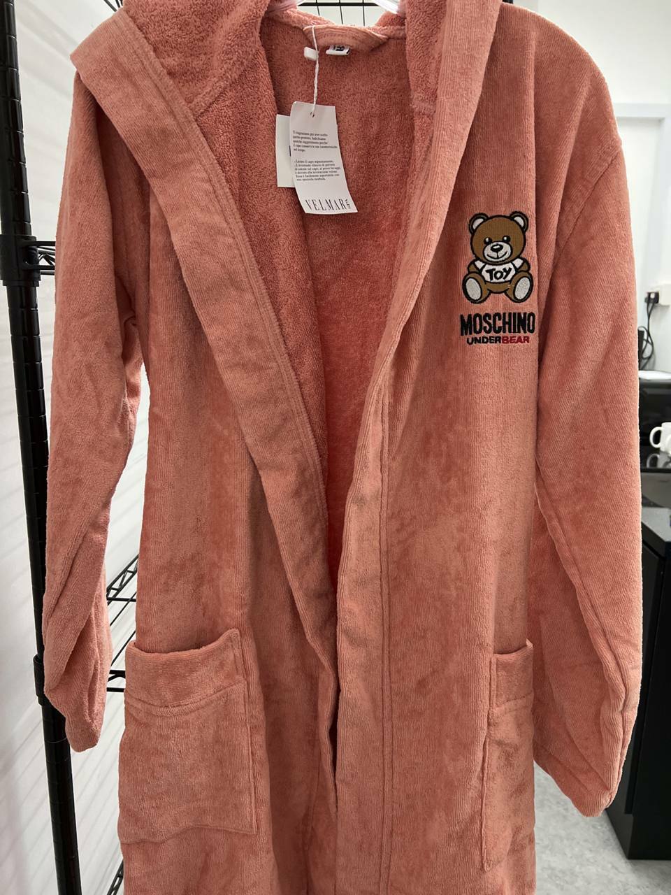 [S] MOSCHINO WOMEN'S BATHROBE,BROWN, ZA7301-5949-0147 (SM302)