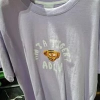 [S] ADLV TIGER TEDDY BEAR DOLL SHORT SLEEVE T-SHIRT,LIGHT PURPLE, ADLV22SS-SSTTBD-LPP (SAV104)