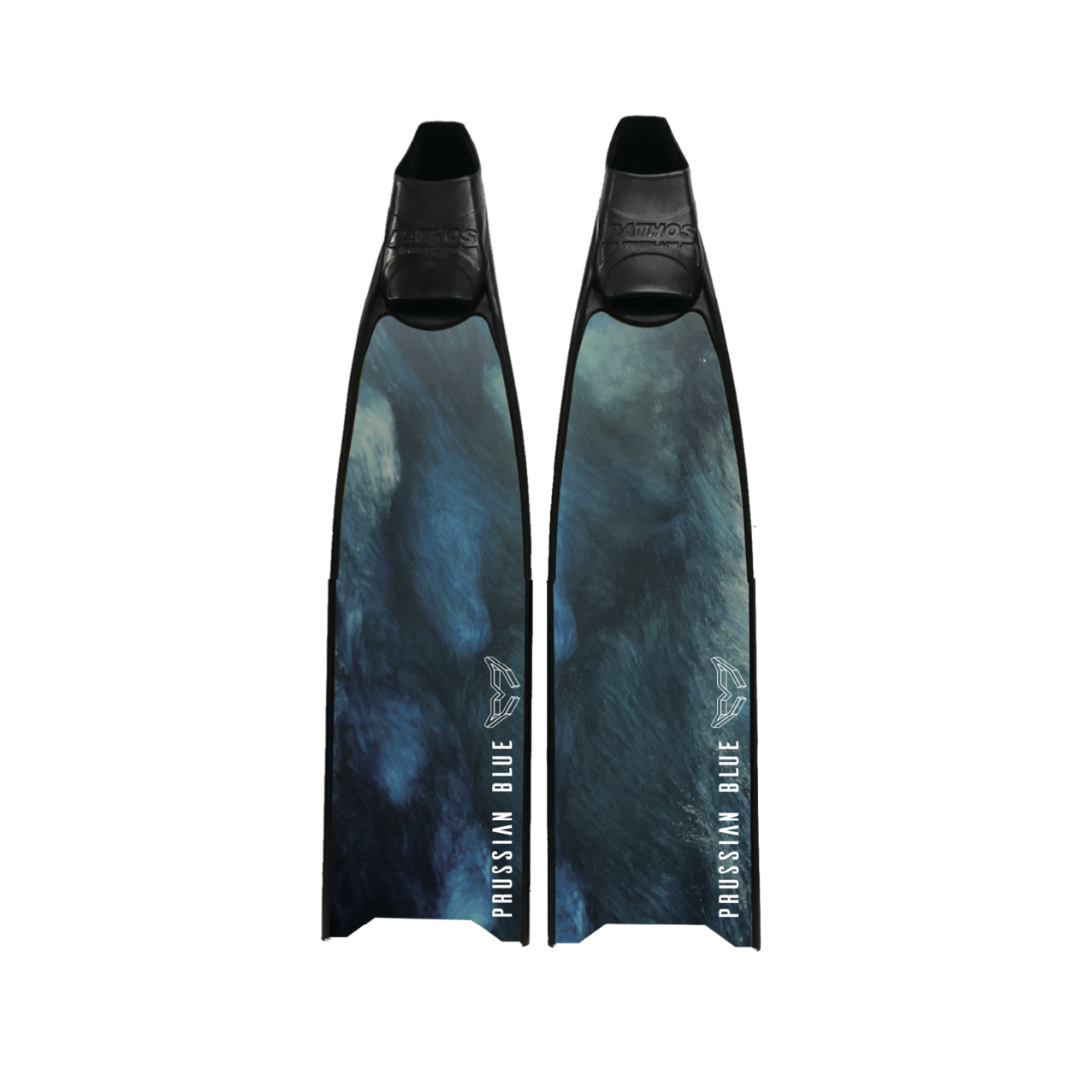 ▲2022 普魯士藍 玻纖彩繪板 迷霧海