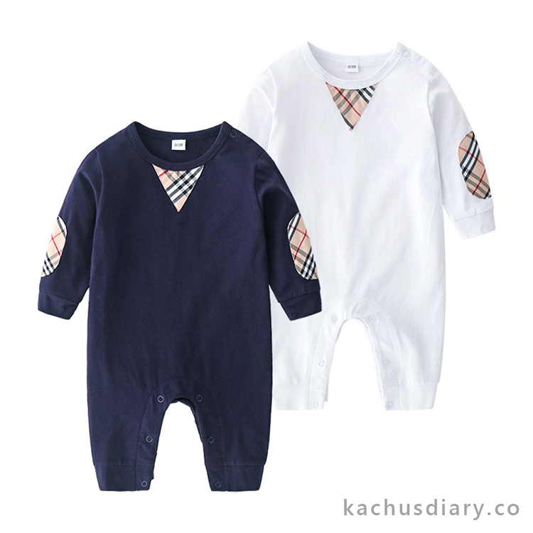 Baby plaid romper NO.3