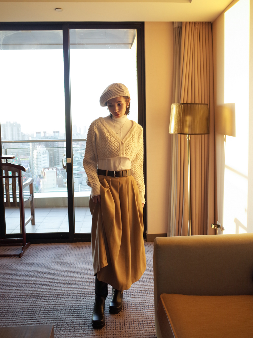 The Notebook cropped knitted cardigan