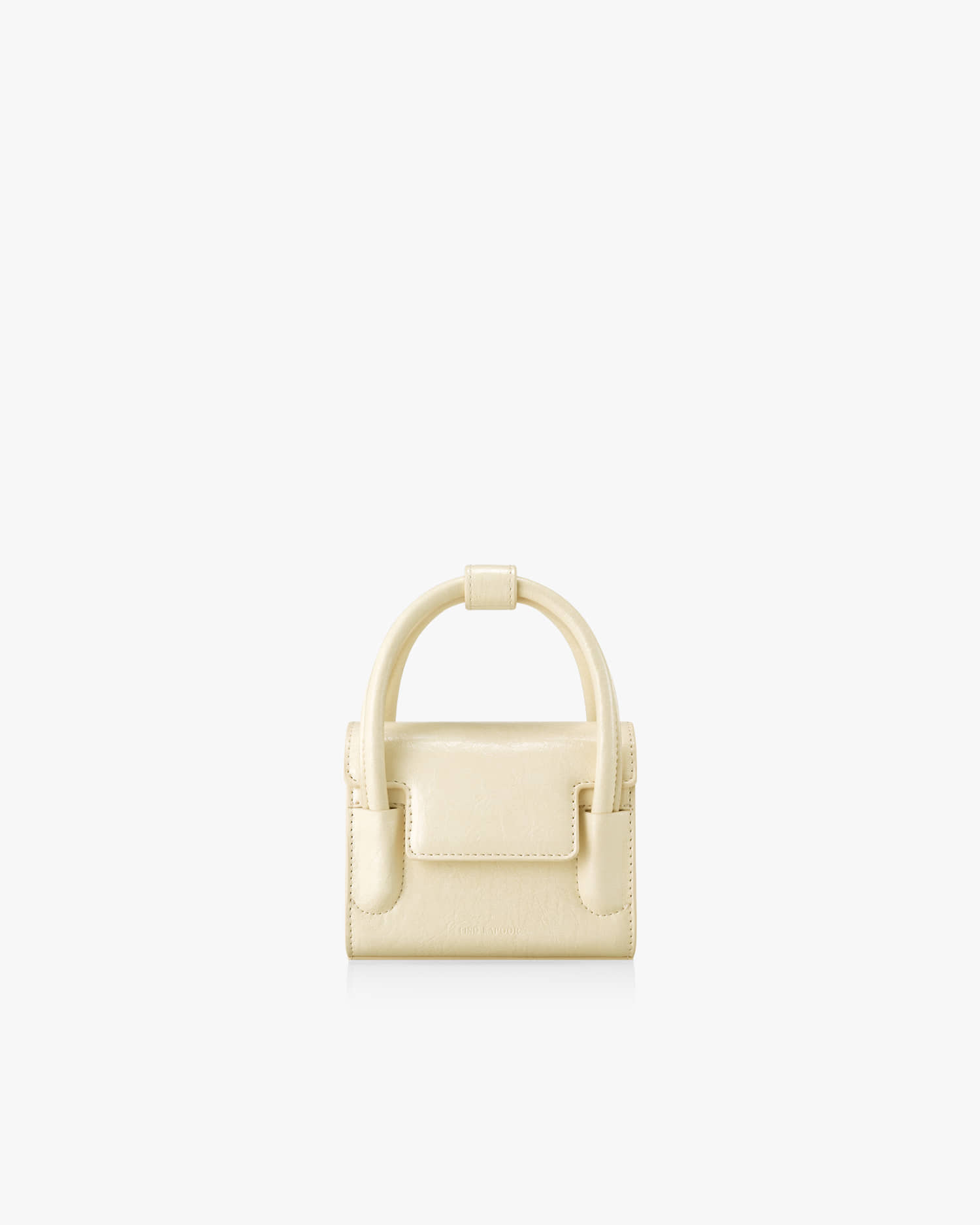 FIND KAPOOR Marty Bag 12 Crinkled - Cream