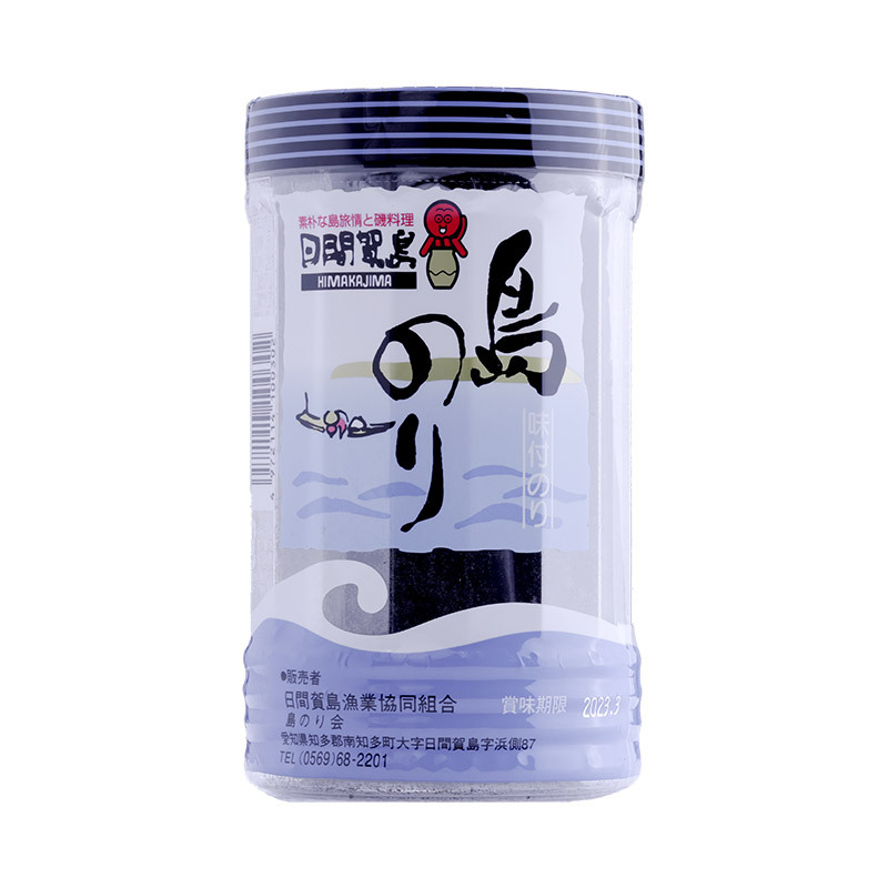 愛知縣日間賀島「島紫菜」味付紫菜 筒裝48片