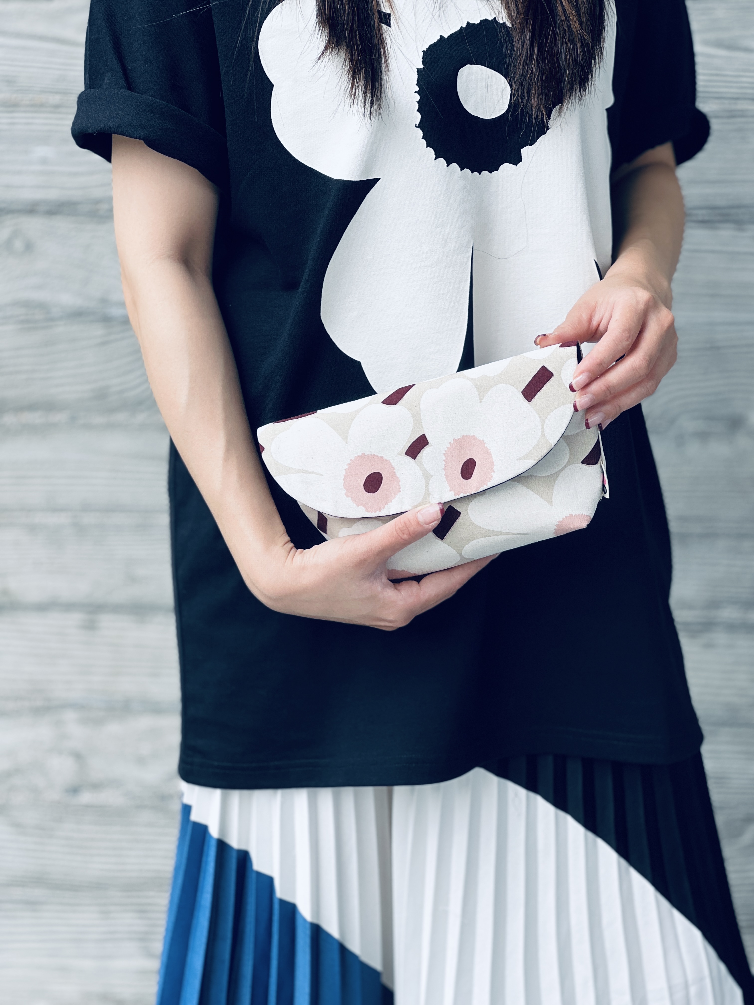 利是Pouch | Japan Limited Beige cotton rosa