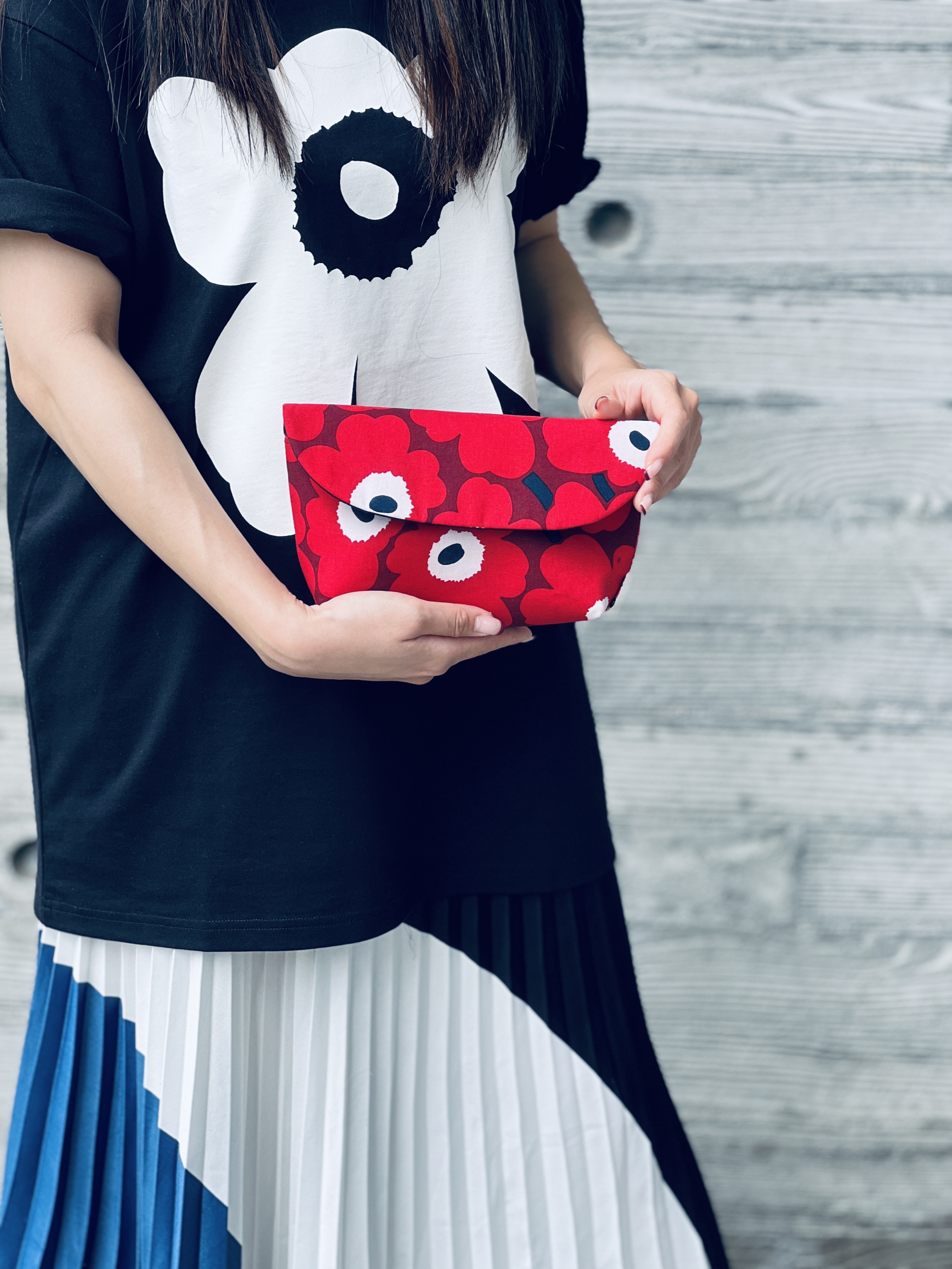 利是pouch | 2021 red navy 細花