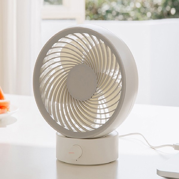 日本JTSK 2021夏季無極調速USB迷你風扇 桌面小風扇學生宿舍檯扇 (P3366)